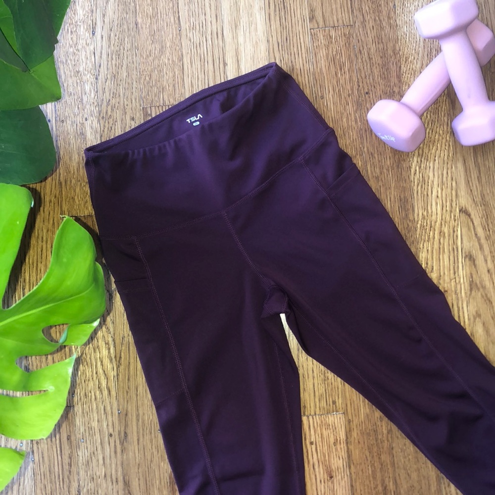 Burgundy Leggings NWOT